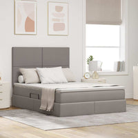 Letto con Contenitore Talpa 140 x 190 cm Pelle Sintetica 3371718