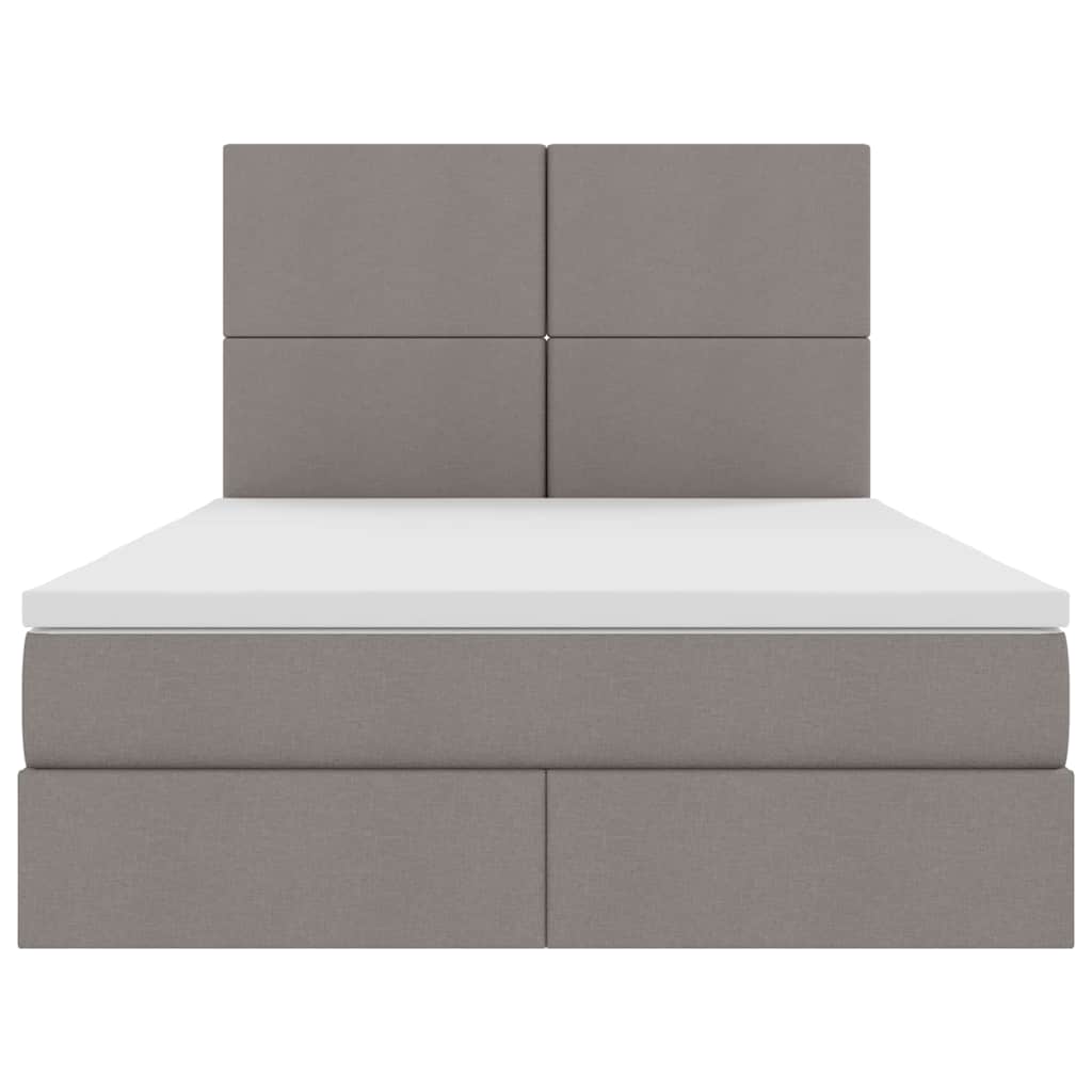 Letto con Contenitore Talpa 140 x 190 cm Pelle Sintetica 3371718