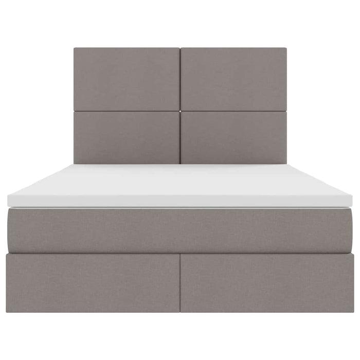 Letto con Contenitore Talpa 140 x 190 cm Pelle Sintetica 3371718