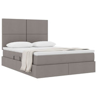 Letto con Contenitore Talpa 140 x 190 cm Pelle Sintetica 3371718