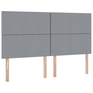 Letto con Contenitore con materasso Grigio chiaro 160 x 200 cm 3371727