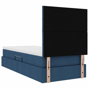 Letto con contenitore e materasso Blu 100 x 200 cm Poliestere 3371765