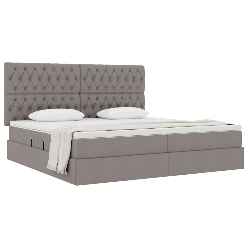 Letto con Contenitore Talpa 200 x 200 cm Pelle Sintetica 3371868