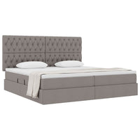 Letto con Contenitore Talpa 200 x 200 cm Pelle Sintetica 3371868