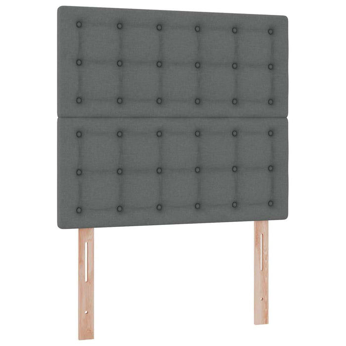 Letto con contenitore e materasso Grigio scuro 100 x 200 cm 3371887