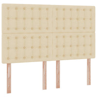 Letto con contenitore e materasso Crema 140 x 190 cm Poliestere 3371908