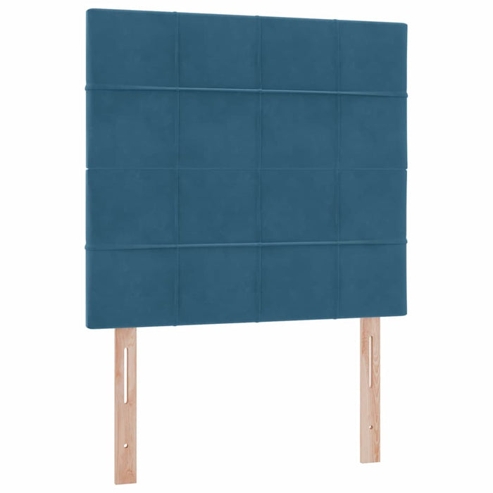 Letto con contenitore e materasso Blu Scuro 100 x 200 cm 3372013