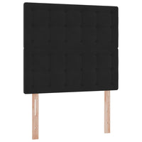 Letto con contenitore e materasso Nero 100 x 200 cm Velluto 3372131