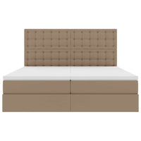 Letto con contenitore e materasso Cappuccino 180 x 200 cm 3372180