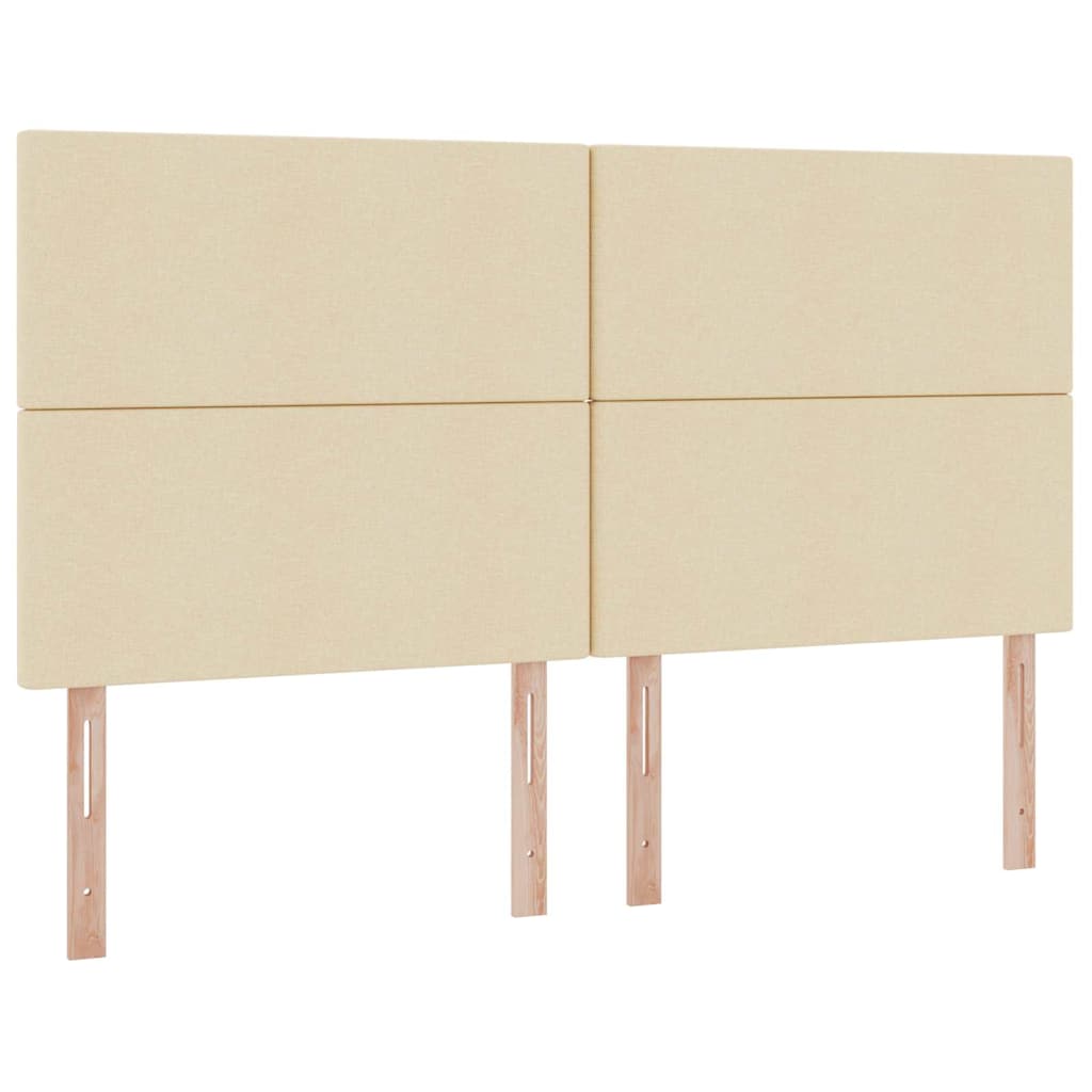 Letto con Contenitore Crema 180 x 200 cm Pelle Sintetica 3372189