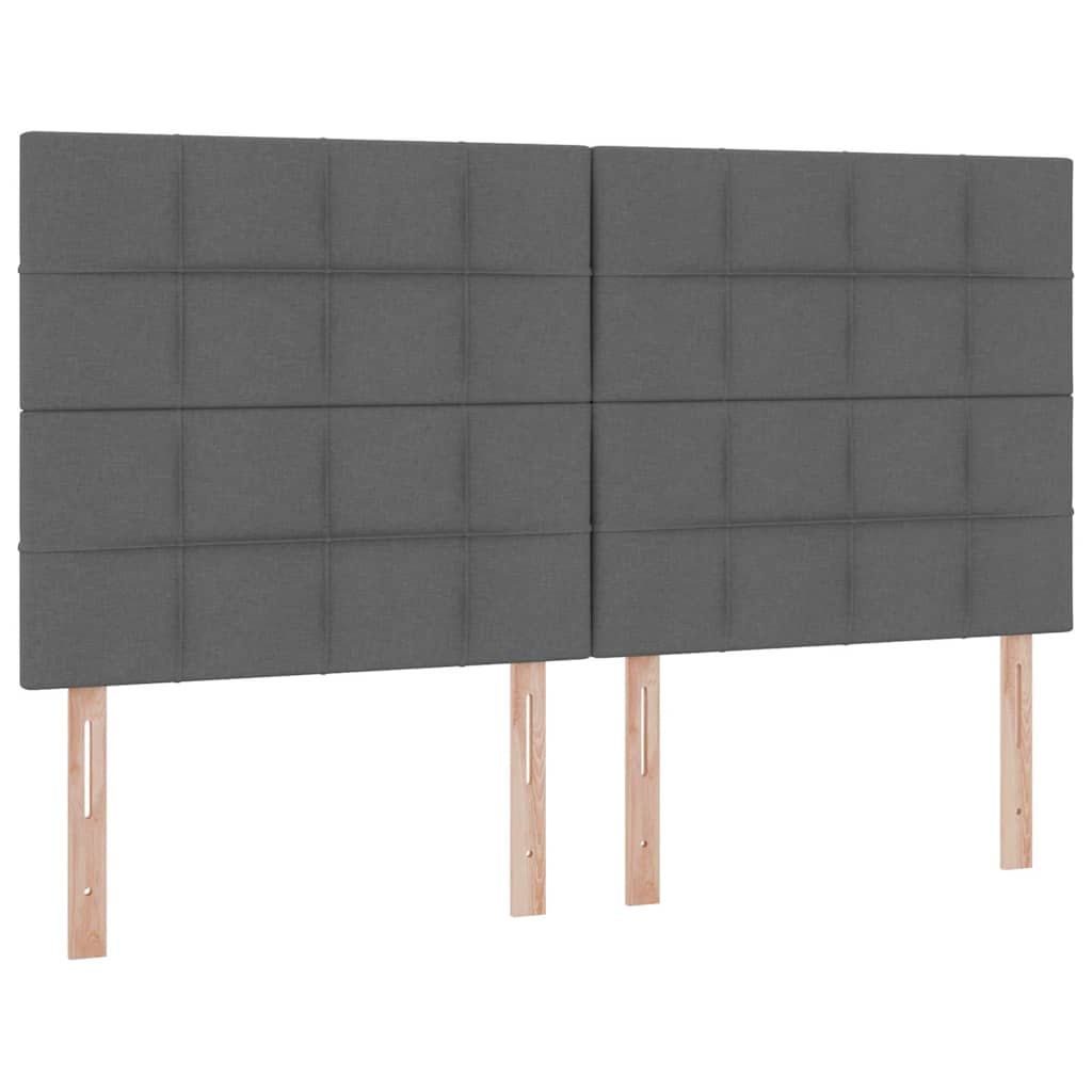 Letto con Contenitore Grigio scuro 180 x 200 cm Pelle Sintetica 3372198