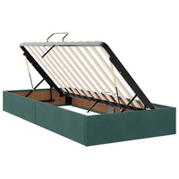 Letto con Contenitore Verde Scuro 180 x 200 cm Velluto 3372272