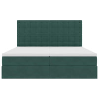 Letto con Contenitore Verde Scuro 180 x 200 cm Velluto 3372272