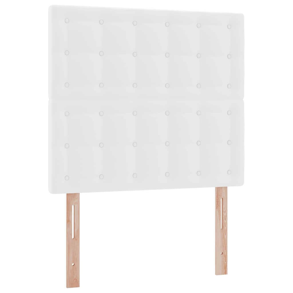 Letto con contenitore e LED con led Bianco Puro 90 x 190 cm 3372282