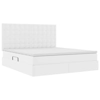 Letto con contenitore e LED Bianco Puro 180 x 200 cm 3372314