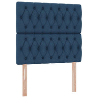 Letto con contenitore e LED con led Blu 100 x 200 cm Poliestere 3372464