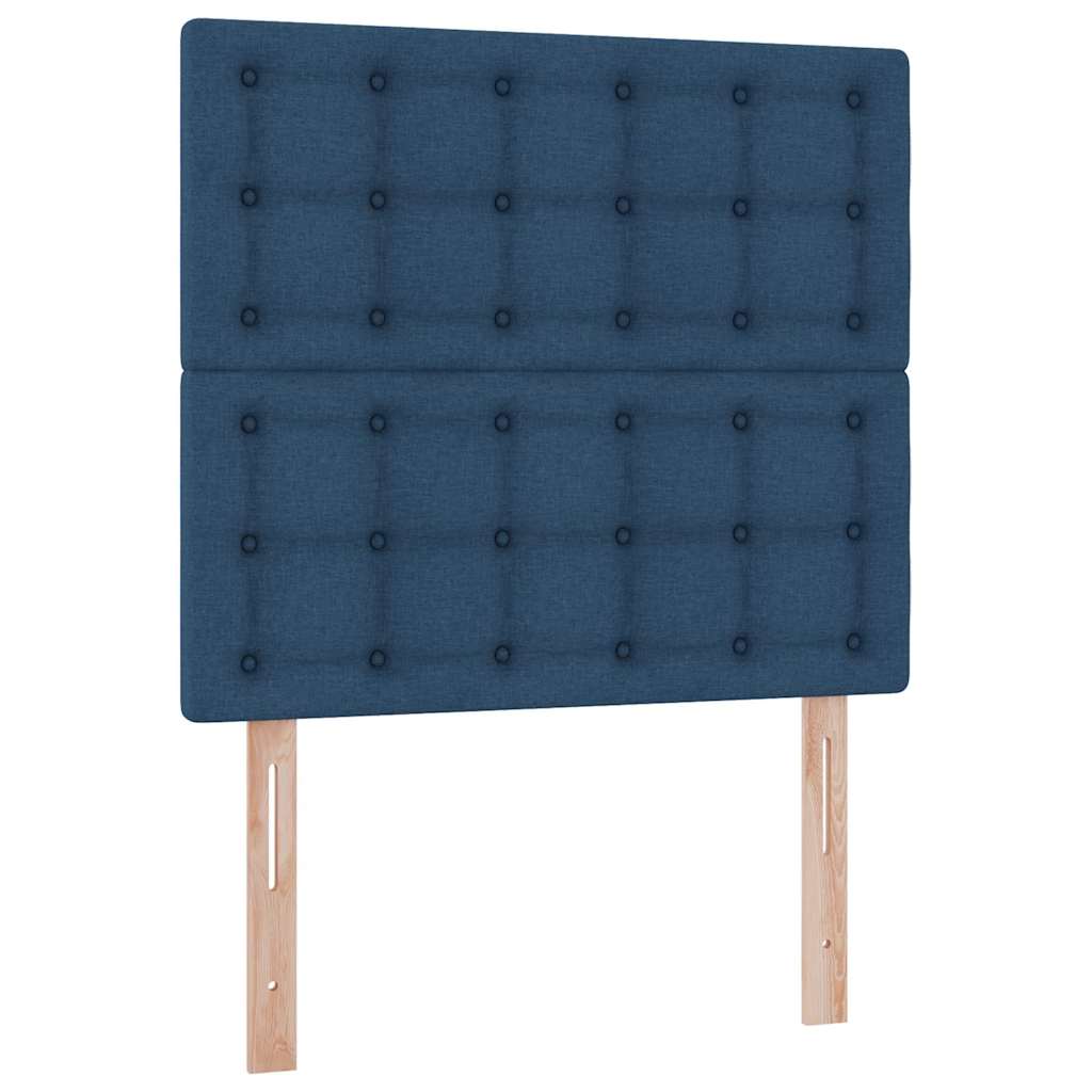 Letto con contenitore e LED con led Blu 100 x 200 cm Poliestere 3372527