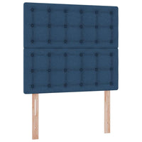 Letto con contenitore e LED con led Blu 100 x 200 cm Poliestere 3372527