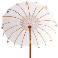 Parasol Balinese Crema 180-190 cm Cotone, legno massello 3356881
