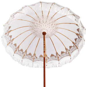 Parasol Balinese Crema 210-220 cm Cotone, legno massello 3356887