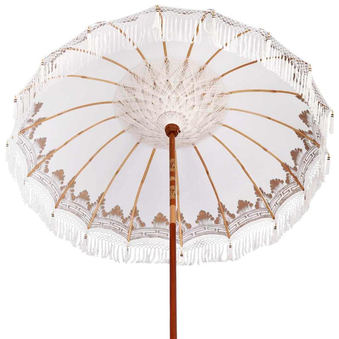 Parasol Balinese Crema 210-220 cm Cotone, legno massello 3356887