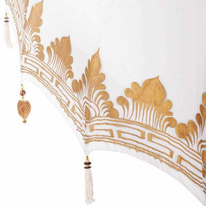 Parasol Balinese Crema 210-220 cm Cotone, legno massello 3356891