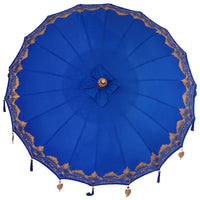 Parasol Balinese Blu 180-190 cm Cotone, legno massello