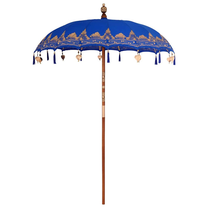 Parasol Balinese Blu 180-190 cm Cotone, legno massello 3356893