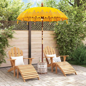 Parasol Balinese Giallo 180-190 cm Cotone, legno massello 3356901