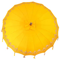 Parasol Balinese Giallo 210-220 cm Cotone, legno massello 3356903
