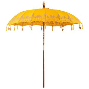 Parasol Balinese Giallo 210-220 cm Cotone, legno massello 3356903
