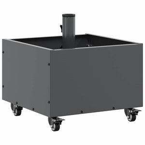 vidaXL Base per Parasol con Vaso Antracite 45 x 45 x 45 cm Acciaio