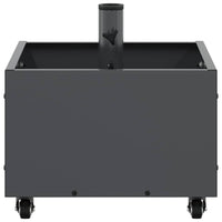 vidaXL Base per Parasol con Vaso Antracite 45 x 45 x 45 cm Acciaio