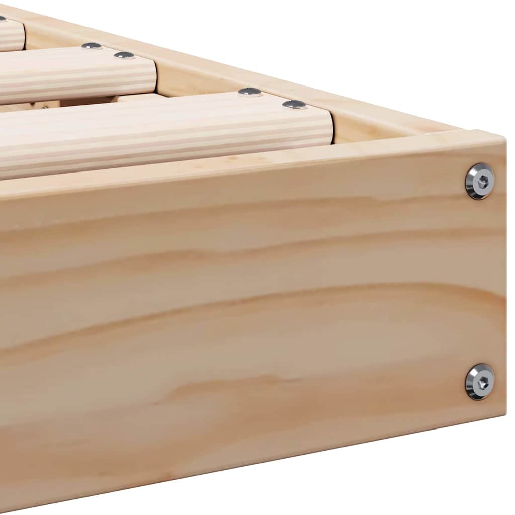 Struttura letto a terra Naturale 213.5 x 104 x 9 cm 869746