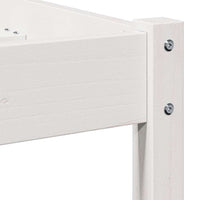 Struttura del letto con testiera-Giroletto con Testiera Bianco 208.6 x 157.6 x 69.4 cm 751808