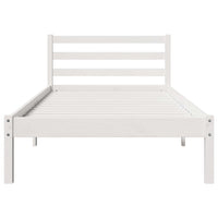 Struttura per Letto Bianco 210 x 100 cm Legno di pino massello 869765