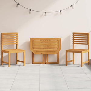 Set Bistro da Giardino 3 pcs Marrone legno massello di acacia 3328694