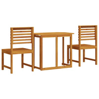 Set Bistro da Giardino 3 pcs Marrone legno massello di acacia 3328694