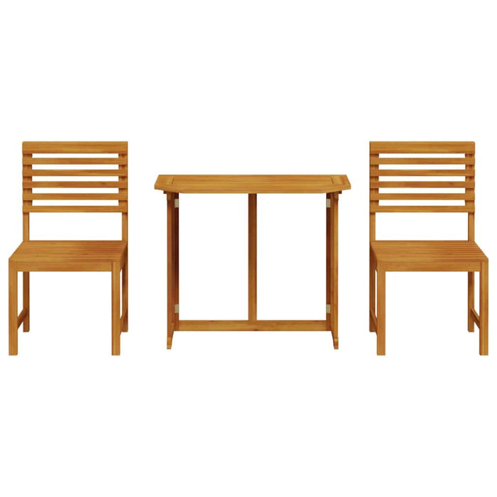 Set Bistro da Giardino 3 pcs Marrone legno massello di acacia 3328694