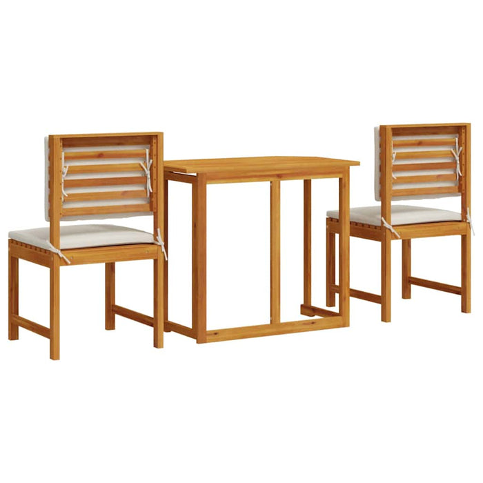 Set Bistro da Giardino 3 pcs Marrone legno massello di acacia 3329111