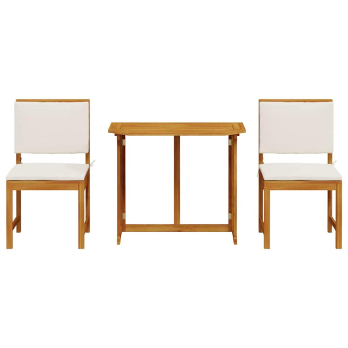 Set Bistro da Giardino 3 pcs Marrone legno massello di acacia 3329111