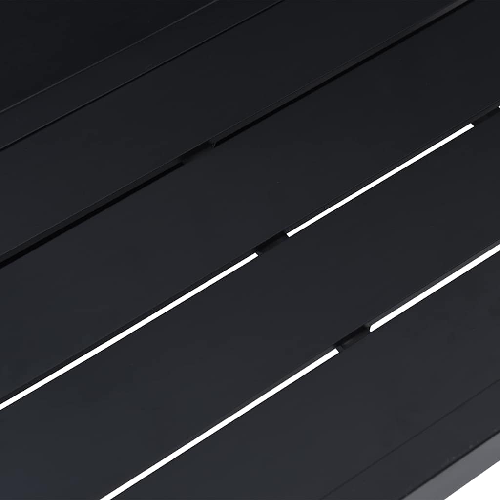 vidaXL Mobili da Esterno Nero Alluminio