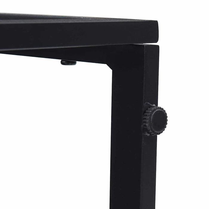 vidaXL Mobili da Esterno Nero Alluminio