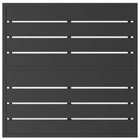 vidaXL Mobili da Esterno Nero Alluminio