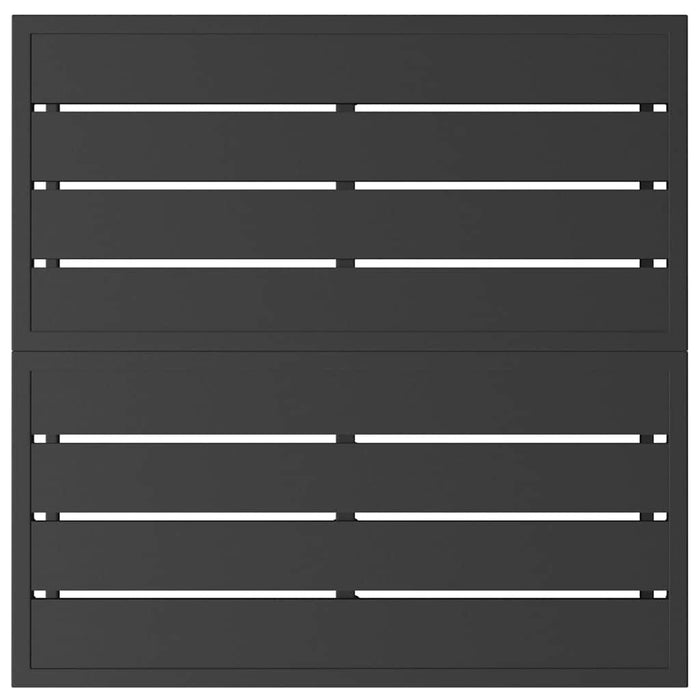 vidaXL Mobili da Esterno Nero Alluminio