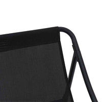 Arredamento da Giardino 2 pcs Nero 60 x 80 x 71cm Metallo 42008029