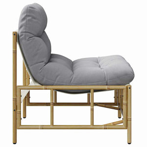 Panchina da giardino con cuscino 2 pcs Grigio 60 x 80 x 71 cm 42010310