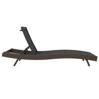 Lettino 1-persona Marrone 197 x 70 x 82 cm Poly Rattan 42009976