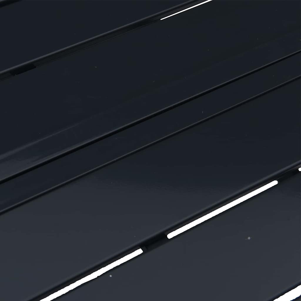 vidaXL Mobili da Esterno Antracite Acciaio