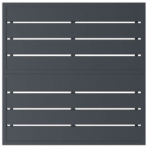 vidaXL Mobili da Esterno Antracite Acciaio